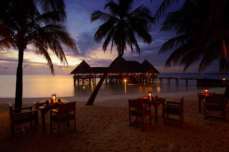 Beachside Dining Tables — Orange, Serene