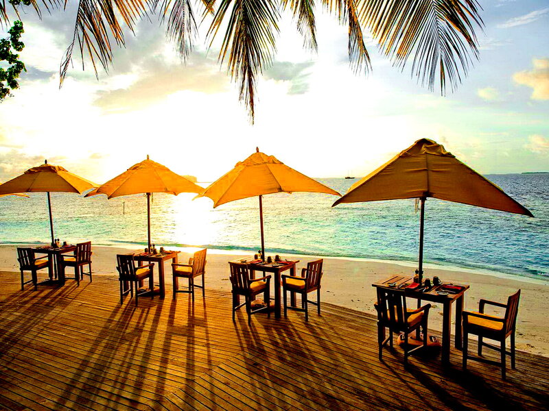 Beachside Dining Tables — Yellow