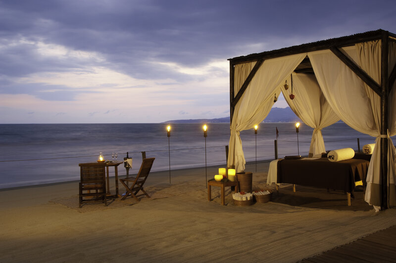 Beachside Massage Setup