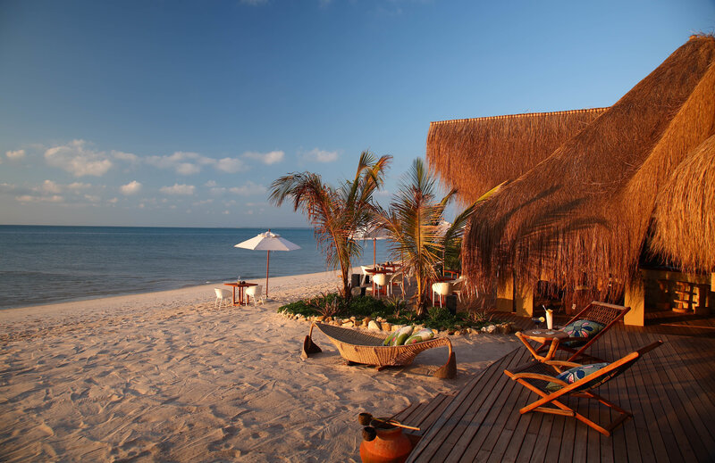 Beachside Resort at Sunset