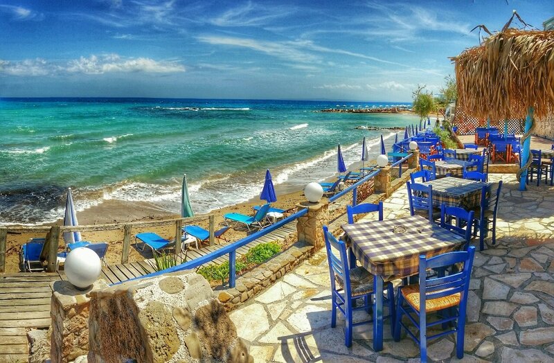 Beachside Restaurant — Blue