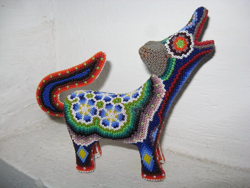 beaded animal figurine