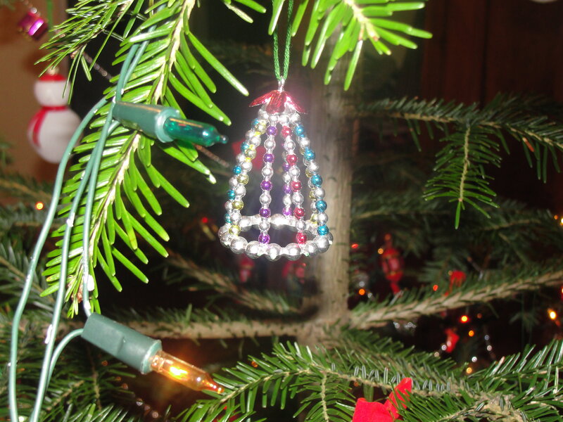 Beaded Bell Ornament