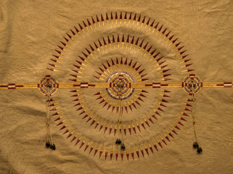 Beaded Ceremonial Shield