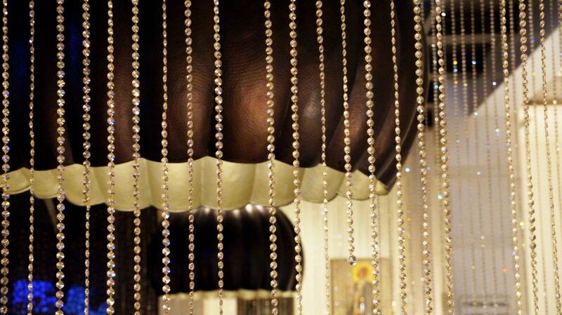 Beaded Curtain in Interior