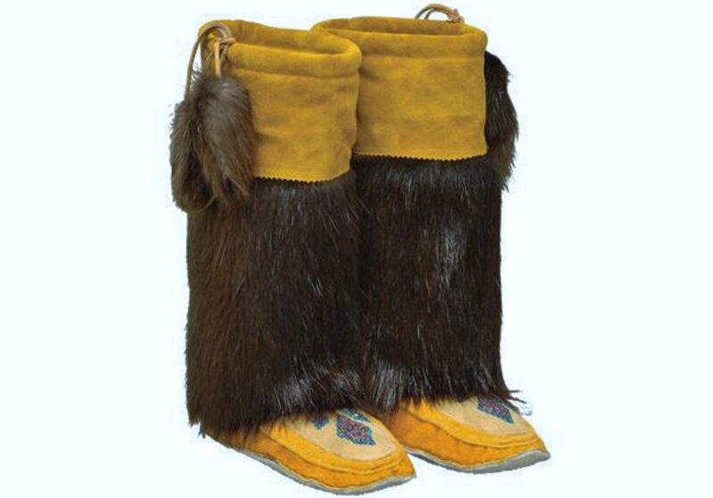 Beaded Moccasin Boots