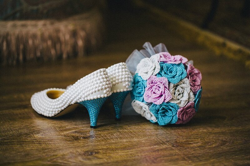 Beaded Wedding Shoes