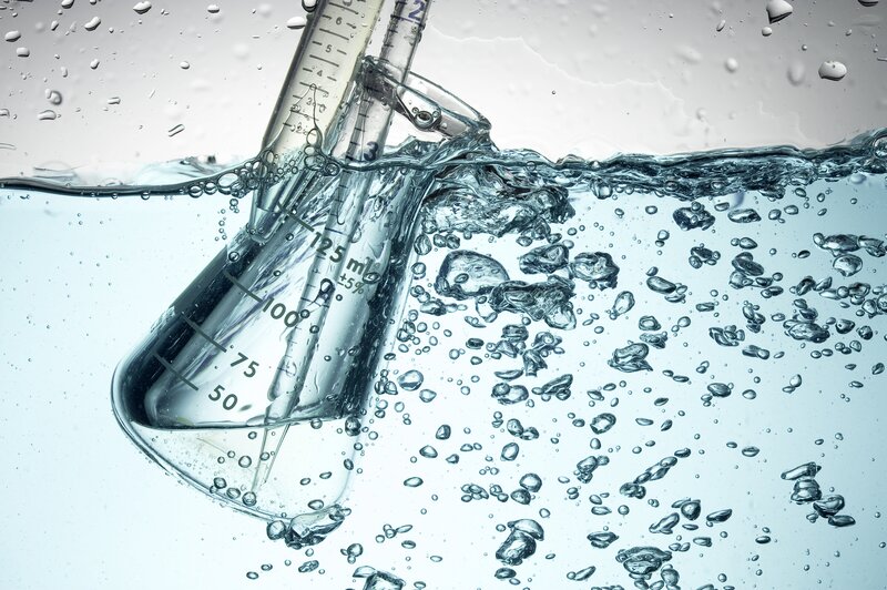 Beaker in Water