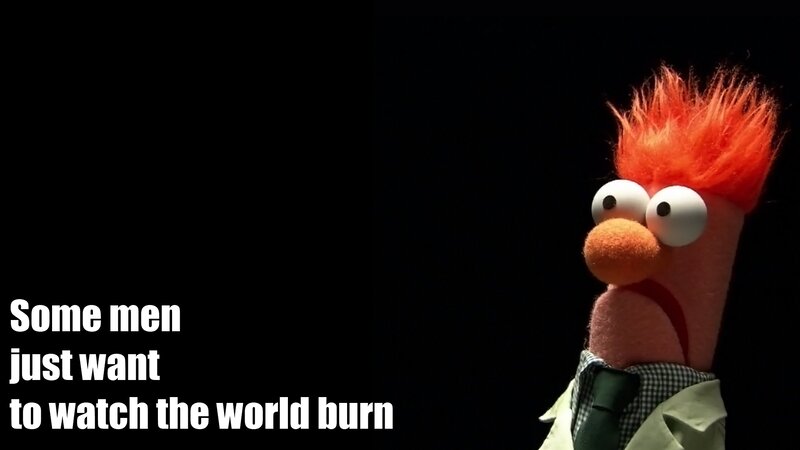 Beaker meme with quote