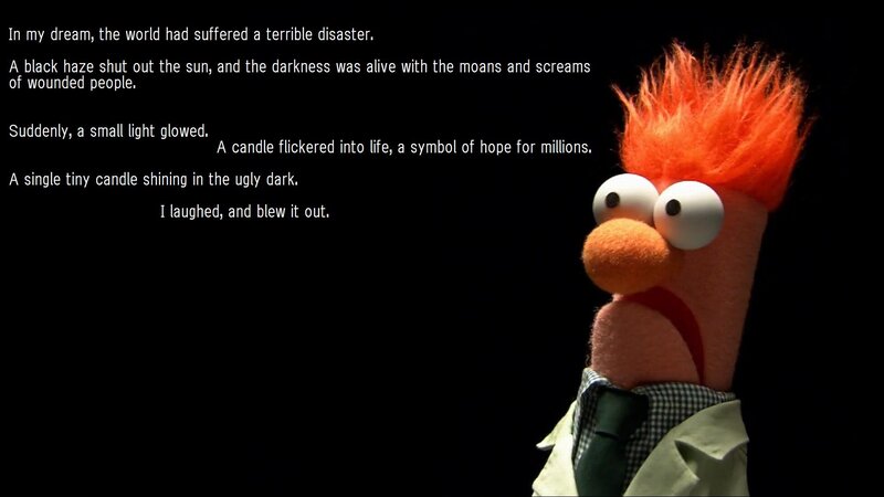 Beaker Puppet — Black