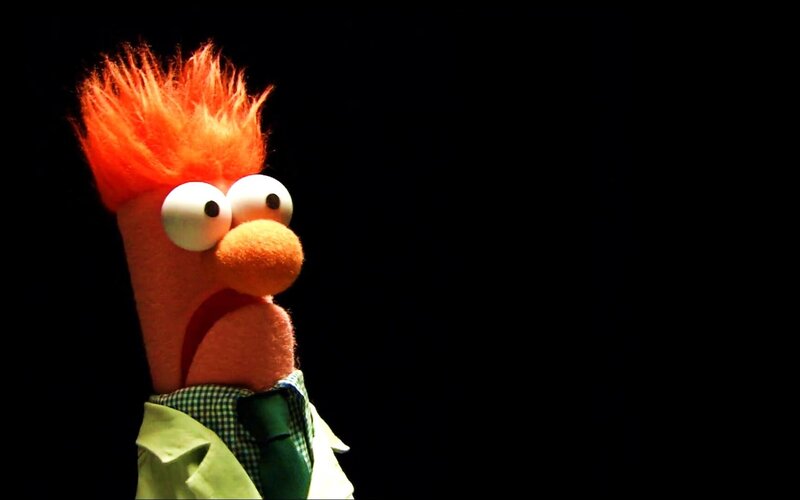 Beaker Puppet — Orange