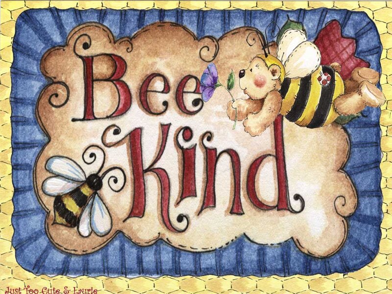 Bear and Bee Illustration