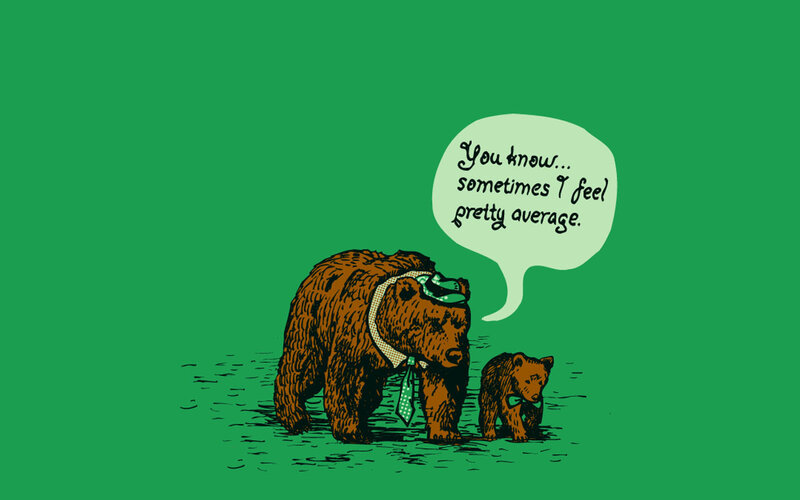 Bear and cub conversation