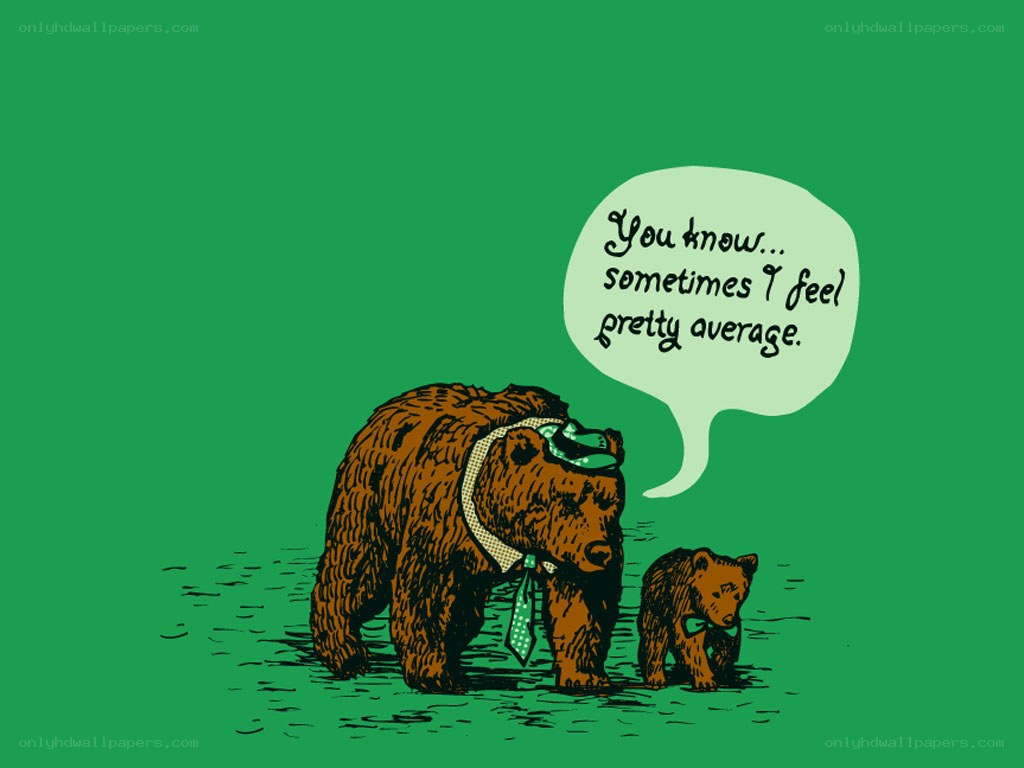 Bear and cub with tie