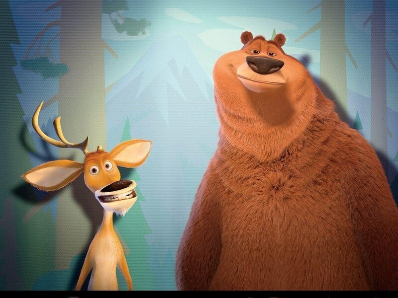 Bear and Deer Standing