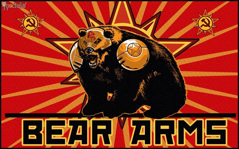 Bear Arms propaganda poster
