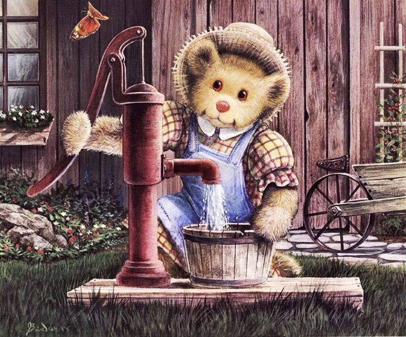 Bear at Water Pump