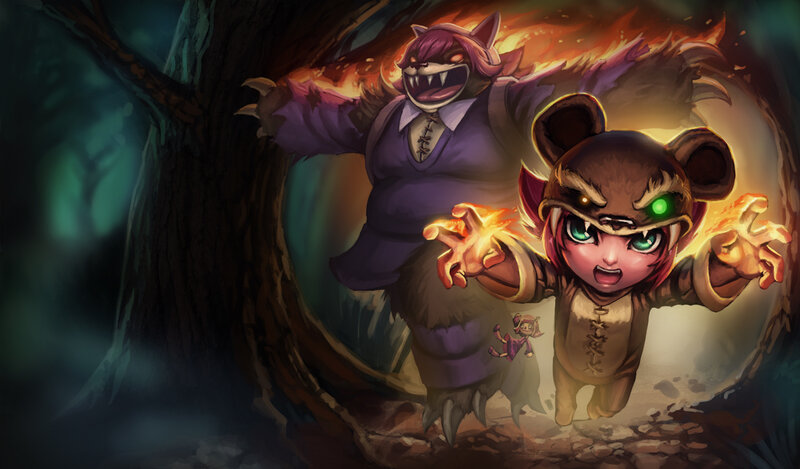 bear characters in a forest
