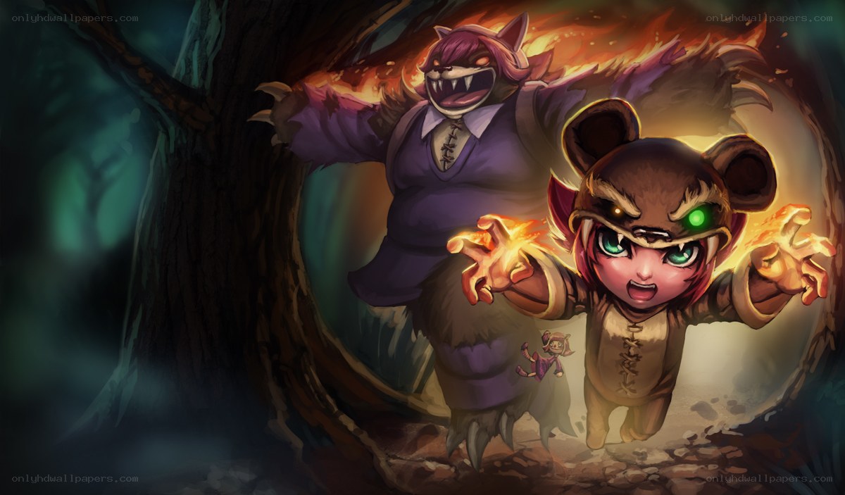 bear characters in a forest
