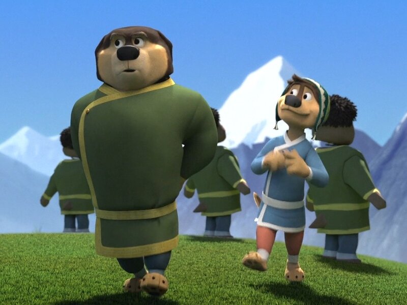 Bear Characters in Mountains