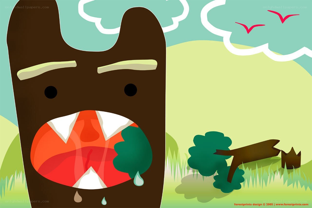 bear eating tree