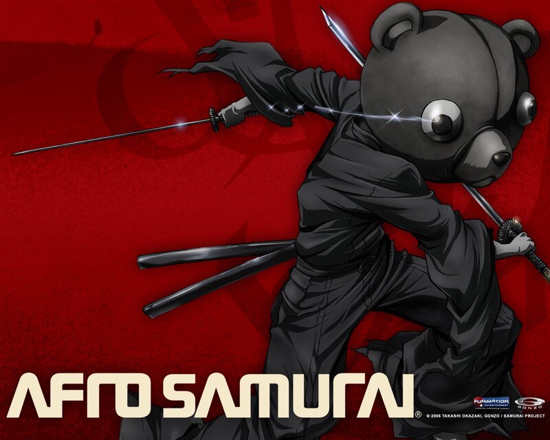 Bear-headed Samurai — Red, Dramatic