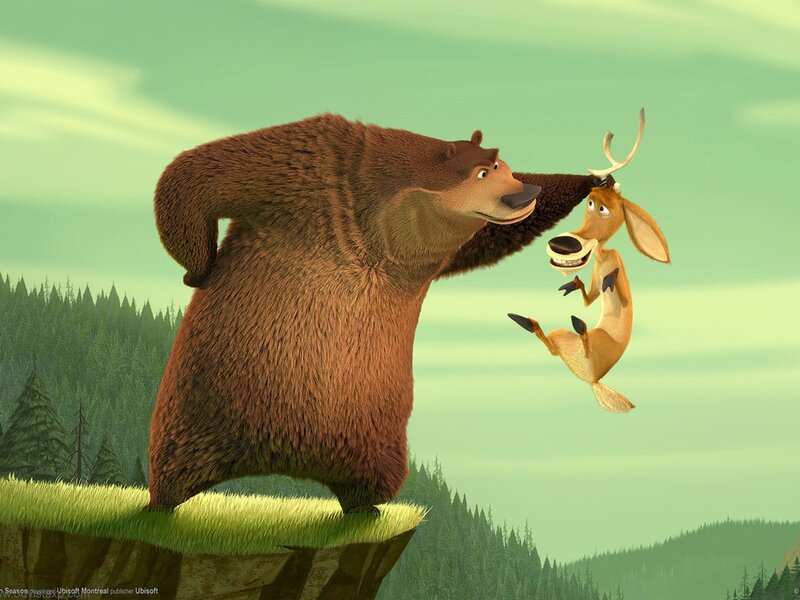 Bear Holding a Deer