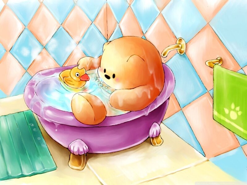 Bear in a Bathtub
