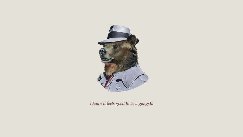 Bear in a Suit — Beige