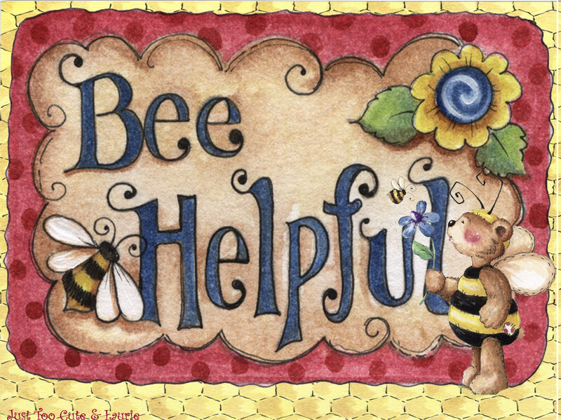 Bear in Bee Costume