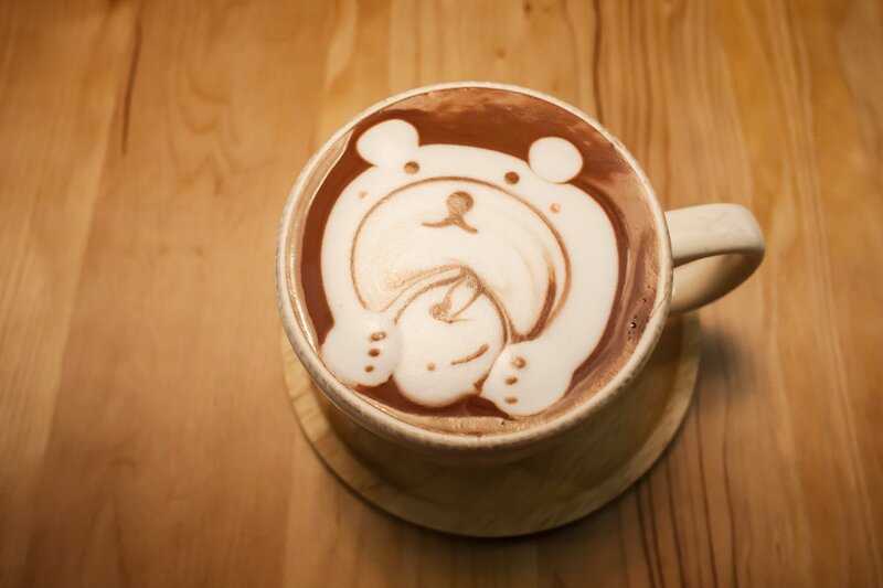 Bear Latte Art