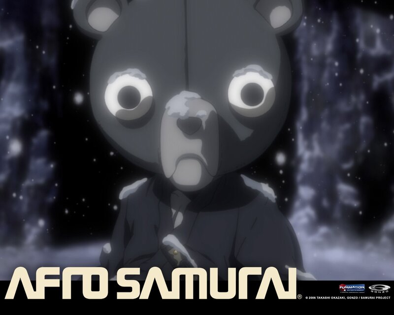Bear-like Character in Snow