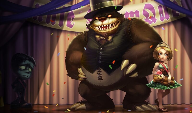 Bear-like Creature on Stage — Brown