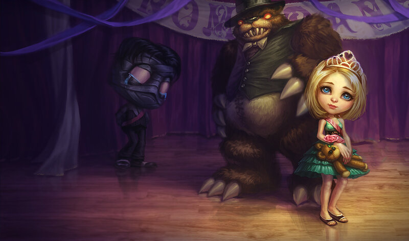 Bear-like Creature with Girl