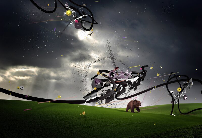 Bear on a Green Hill — Dramatic