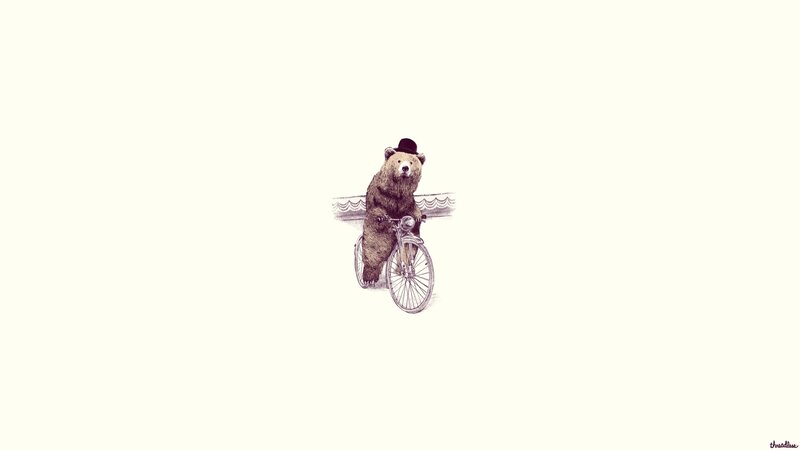 Bear on Bicycle