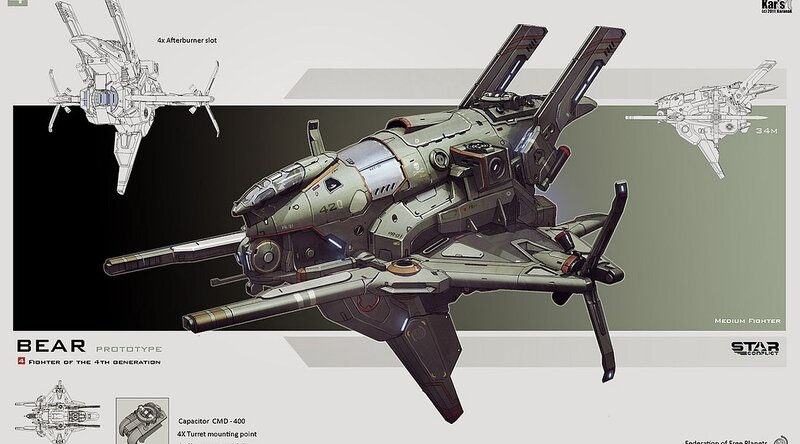 Bear Prototype Fighter Design