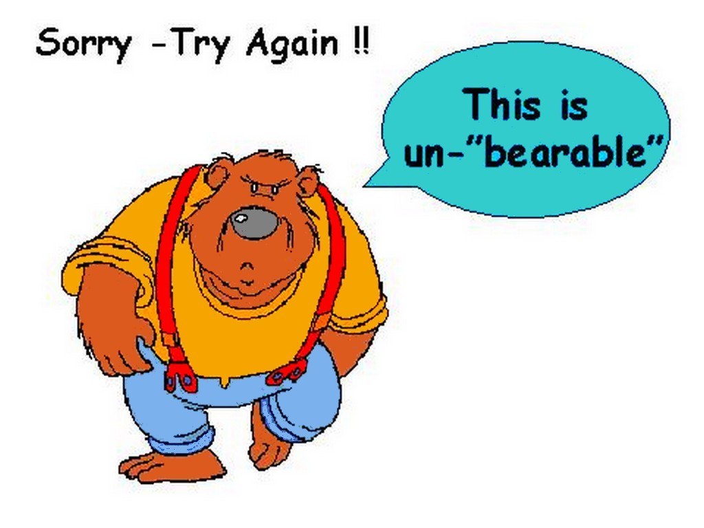 bear pun joke