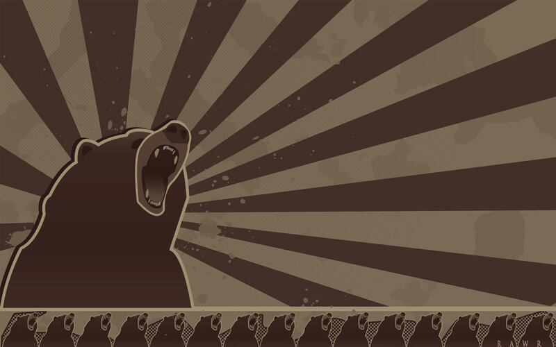 bear roar background