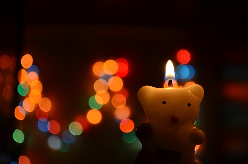 Bear-shaped Candle