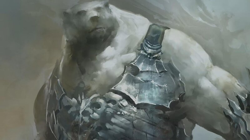 bear warrior concept art