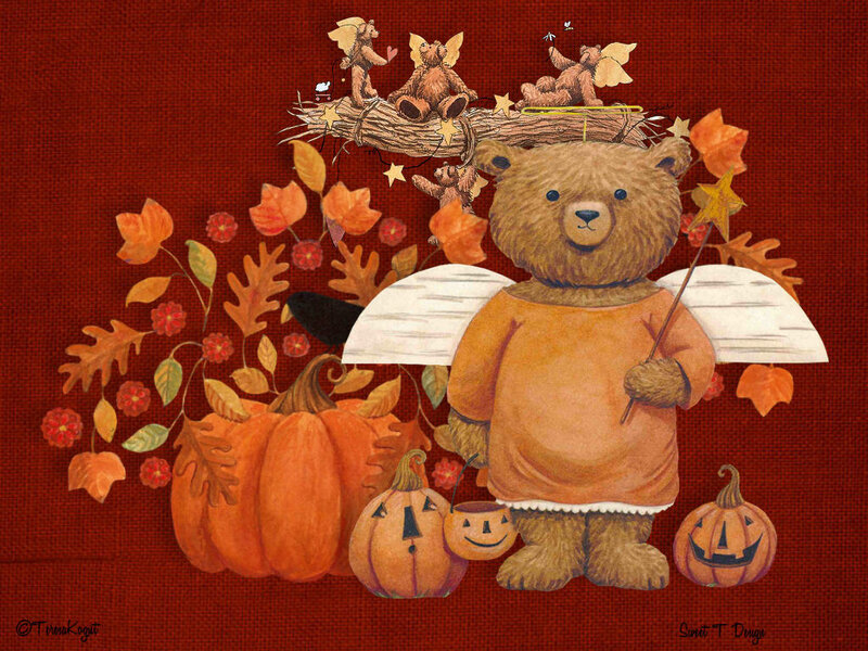 Bear with Angel Wings