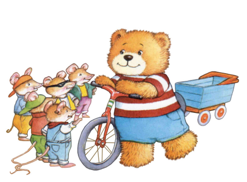 Bear with Bicycle