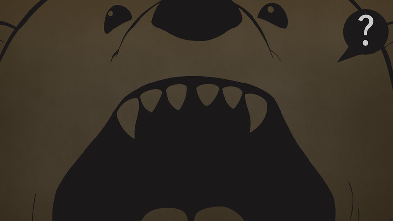 bear with open mouth
