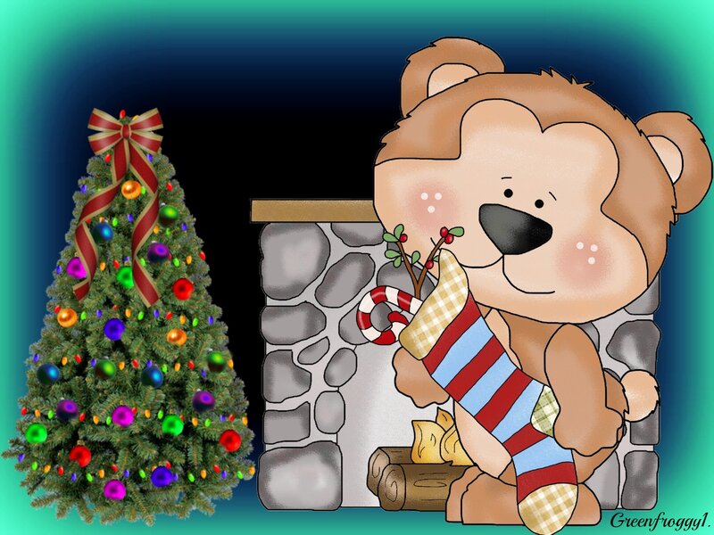 Bear with Stocking