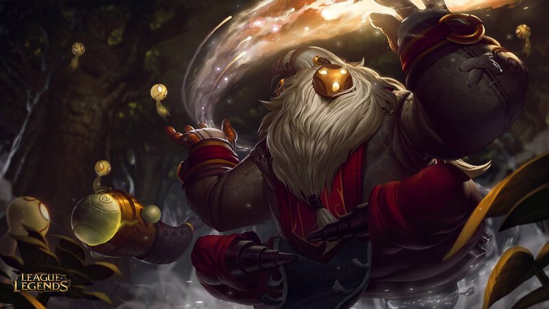 Bearded Character Casting Spell