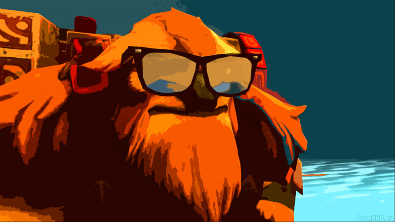bearded character with sunglasses