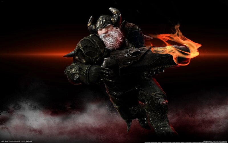 Bearded Dwarf Warrior — Black