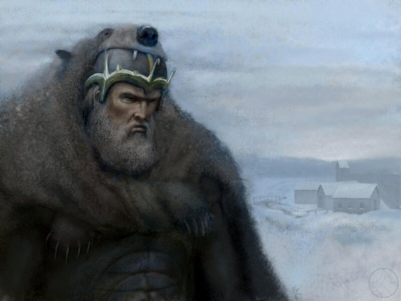 Bearded Man in Bear Costume