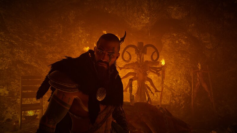 Bearded Man in Cave